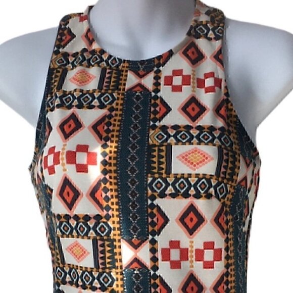 H&M Fit and Flare Aztec Dress  XS - Picture 4 of 6